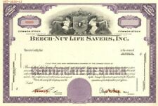 Beech-Nut Life Savers, Inc. - Stock Certificate - Specimen Stocks & Bonds picture