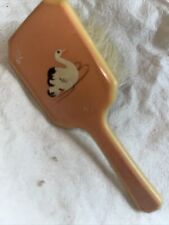 Antique Baby Childs Hair Brush  Celluloid Boar picture