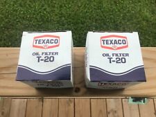 Vintage Texaco Advertising T-20 Oil Filter With Box , New Old Stock picture
