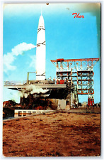 Postcard USAF SM-75 Douglas THOR, Patrick Air Force Base Missile Test Center FL picture