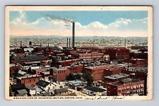 Canton OH-Ohio, Birds Eye View Industrial Area, Antique Vintage Postcard picture