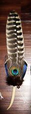 NATIVE AMERICAN TURKEY SMUDGE FAN FEATHER ANTLER CEREMONIAL picture