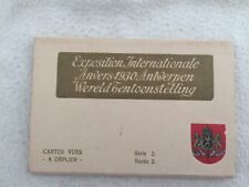 BELGIUM OLD 10 CPA COMPLETE NOTEBOOK INTERNATIONAL EXHIBITION ANVERS 1930 picture