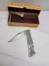 Camillus USA Model #47 Silver Sword NOS VTG Knife Longhorn Lock Back Knife 80’s picture