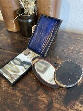 2 Vintage Compact Mirrors  For Doing Up picture