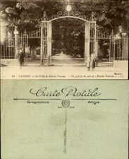 Langres France La Grille de Blanche-Fontaine The gate of the park children picture