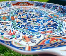 Breathtaking, Japanese Imari Porcelain Artist Serving Platter; With Original Box picture