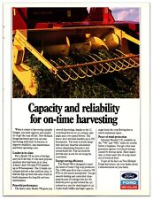 1991 Ford New Holland Forage Harvester Original Print Advertisement (8in X 11in) picture