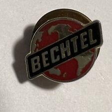 Vintage Bechtel Lapel Pin Small Global Engineering Early Design picture