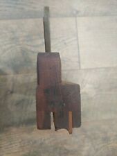 Antique M. Crannell Albany 3/4 Moulding Wood Plane Woodworking Hand Tools Curved picture