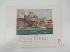 Vintage 1954 Restaurant Menu Chateau Frontenac Canadian Pacific Hotels picture