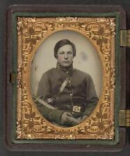Unidentified Soldier,Union Uniform,Sword,American Civil War,1861-1865,Military picture