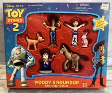 VTG DISNEY PIXAR TOY STORY 2 WOODY'S ROUNDUP CHARACTER GIFT SET - NEW picture