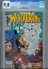 WOLVERINE #19 CGC 9.8, 1989, RARE NEWSSTAND EDITION, TIGER SHARK, KING PIN picture