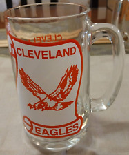 VINTAGE Cleveland Eagles High School Glass Beer Mug / Stein. Seattle. 12 oz picture