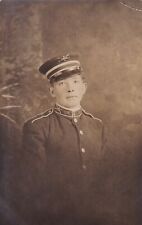 Orig WWI RPPC Real Photo Postcard COMPANY H 3rd INFANTRY REGIMENT OLD GUARD 1408 picture