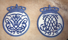 1906 + 1912 Royal Copenhagen Commemorative Plates - Set of Two Coronation Plates picture