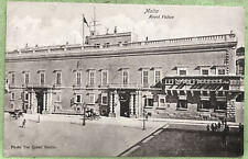 Malta Royal Palace Horse & Buggies Vintage Postcard picture