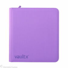 Vault X: Premium 12-Pocket Exo-Tec® Zip Binder - Just Purple :: 20 Pages Album : picture