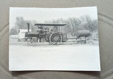 Vintage Black & White Photograph Steam Tractor K13 picture