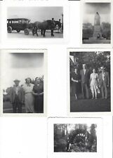 1948 - 50 Mackinac Island MI Carrage Monument Blue Hole Lot of 5 Vtg Photos picture