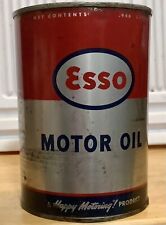 Vintage ESSO Motor Oil Can Gas & Oil Advertising picture