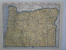 OR 1937 OREGON RAILROAD Map. GALES CREEK & WILSON RIVER RR, CLACKAMAS EASTERN RR picture