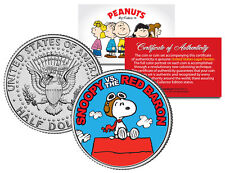 Peanuts SNOOPY vs. RED BARON JFK Half Dollar US Colorized Coin *Licensed* picture