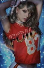 FEMALE FORCE: TAYLOR SWIFT - SHIKARII JERSEY FOIL ART ONLY 23/100 picture