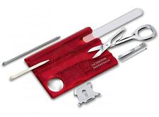 Victorinox SwissCard Nail Care, Translucent Red picture