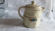 Vintage Porcelier Small Size Teapot.Floral And Embossed Design. picture