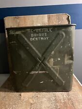 Vintage 50s-60s Vietnam 28 FT MILITARY PARACHUTE ASSEMBLY CANOPY (STILL SEALED) picture