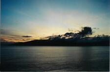 SUNSET OVER DARK WATERS Found PHOTOGRAPH Original Color Snapshot VINTAGE 99 5 U picture