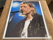 Rare Kurt Cobain autograph nirvana picture