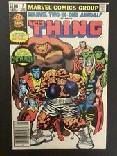 Marvel Two In One #7 Annual Starring The Thing FN Newstand 1982 Marvel Comics picture