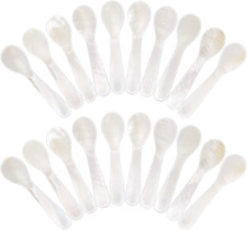 Set of Caviar Spoons Shell Spoon Mother of Pearl Caviar Spoons W round Handle fo picture