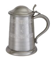 Wentworth Pewter - Medieval Hunting Scene Lidded Tankard picture