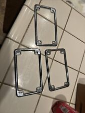 Die Cast Chrome Plated Motorcycle License Plate Frame 4