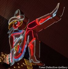 Cowgirl Neon Sign, Las Vegas, Nevada - Color Photo Print picture