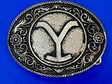 Montana Silversmiths The Yellowstone Y Filigree Oval Belt Buckle picture
