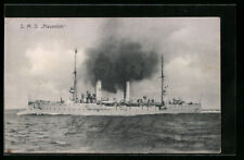 Ak Battle Ship S. M.S.Frauenlob IN Ride picture