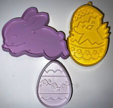Vintage Hallmark Easter Cookie Cutters Hallmark Vintage Plastic  from early 80s picture