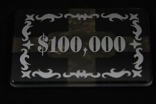 Matsui Custom Poker Plaque $100,000 New  picture