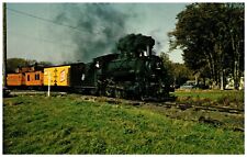 Railroad Train Former C & N W Ry Ten Wheeler #1385 Steaming thru LaRue picture
