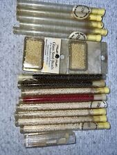 Seed Beads Vintage Tiny Glass 8 Tubes Lot, & Empties, 2 Mill Hill picture