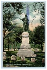 1909 Red Jacket Monument View Buffalo New York NY Posted Antique Postcard picture