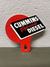 Cummins Diesel Power Farm Metal Plate Topper Dealership Gas Oil Sign Tractor picture