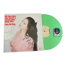 LANA DEL RAY SIGNED  'DID YOU KNOW THERE'S A TUNNEL UNDER OCEAN BLVD' VINYL BAS picture
