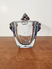 SUPERB STROMBERGSHYTTEN DGH STERLING CRYSTAL ICE BUCKET - GRAPES picture