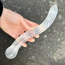 250mm Large Size Natural Clear Quartz Crystal Massage Penis Wand Gemstone Yoni picture